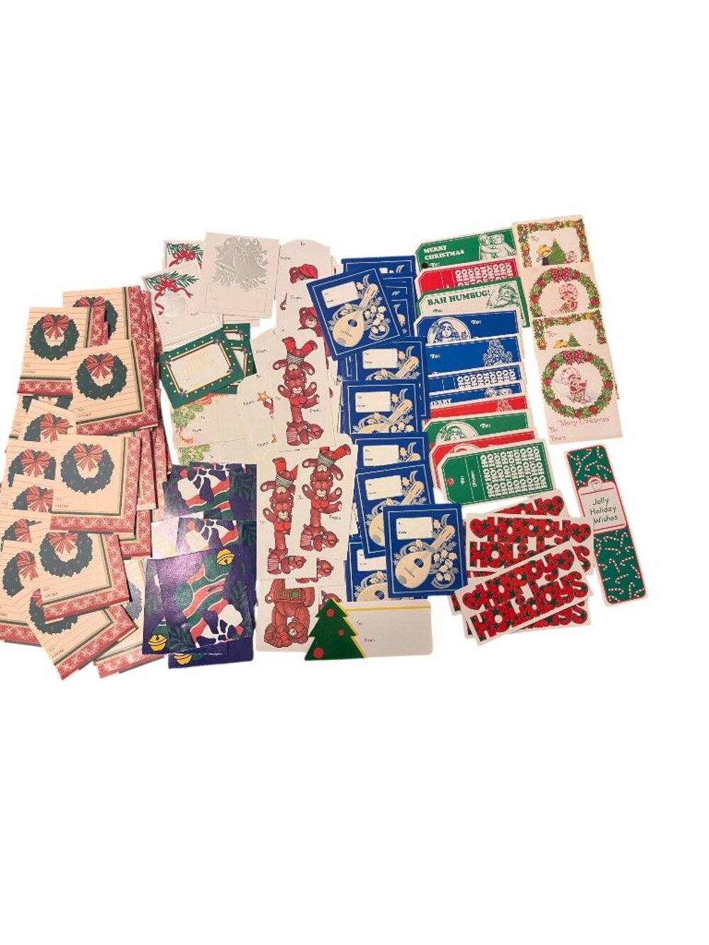 Vintage Christmas Gift Tags Approx. 140 Strawberry Shortcake, Mixed Lot